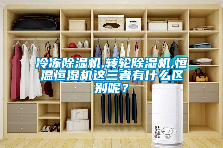 冷凍除濕機,轉輪除濕機,恒溫恒濕機這三者有什么區(qū)別呢？