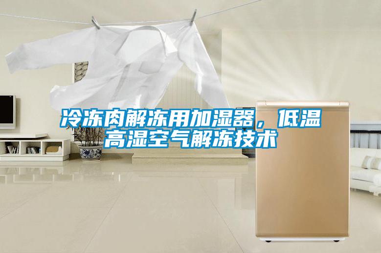 冷凍肉解凍用加濕器，低溫高濕空氣解凍技術