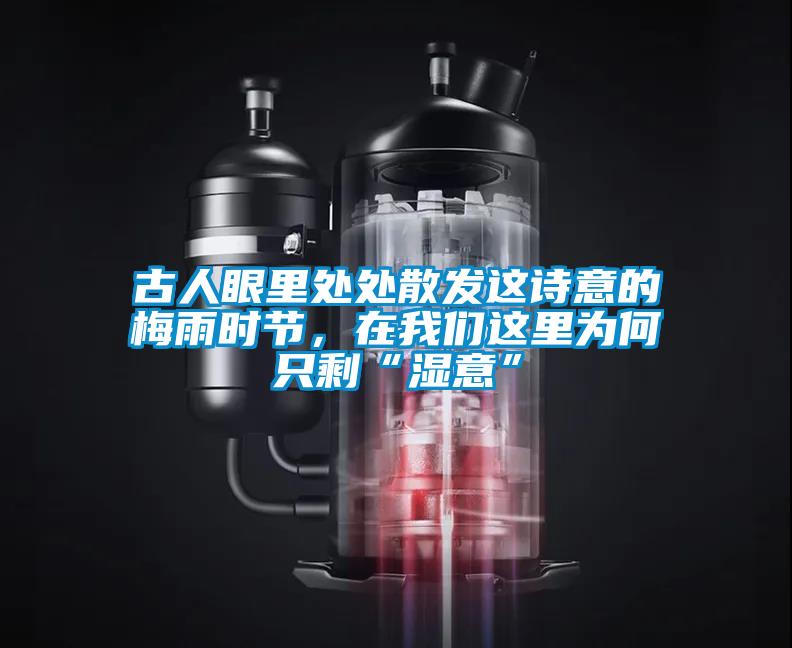 古人眼里處處散發(fā)這詩意的梅雨時節(jié)，在我們這里為何只?！皾褚狻?/></p>
						    <p style=