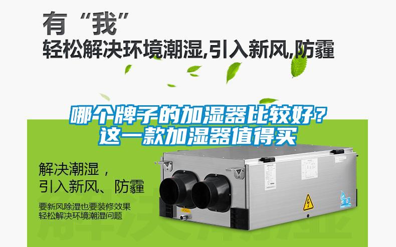 哪個牌子的加濕器比較好？這一款加濕器值得買