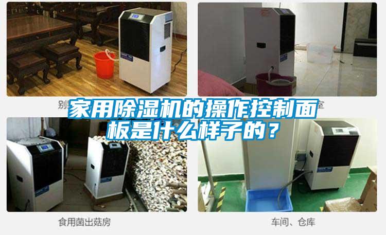 家用除濕機(jī)的操作控制面板是什么樣子的？