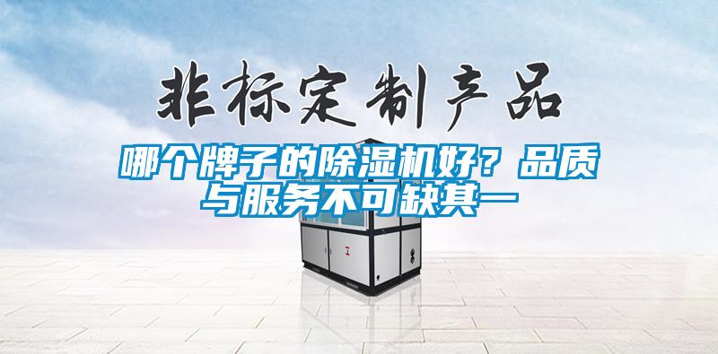 哪個牌子的除濕機好？品質與服務不可缺其一