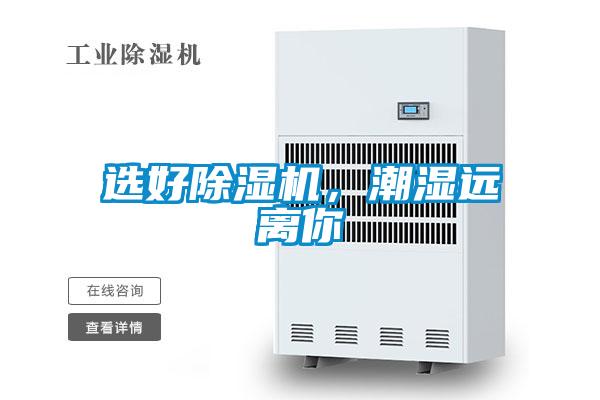 選好除濕機，潮濕遠離你