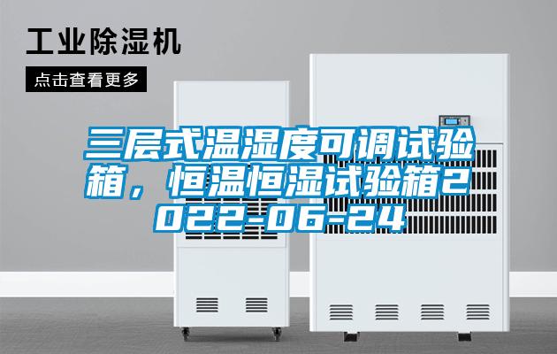 三層式溫濕度可調(diào)試驗箱，恒溫恒濕試驗箱2022-06-24