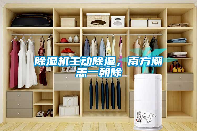 除濕機主動除濕，南方潮患一朝除