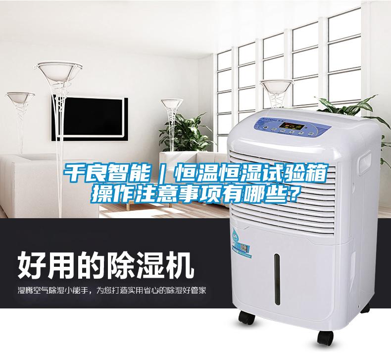 千良智能｜恒溫恒濕試驗(yàn)箱操作注意事項(xiàng)有哪些？