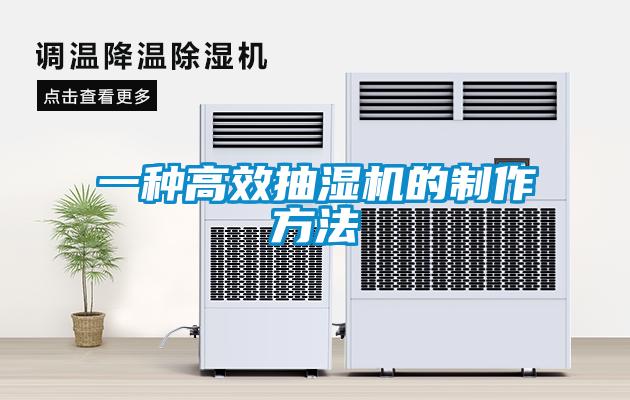 一種高效抽濕機(jī)的制作方法