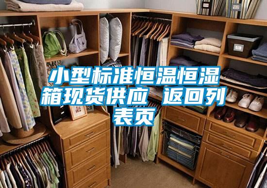 小型標準恒溫恒濕箱現(xiàn)貨供應 返回列表頁