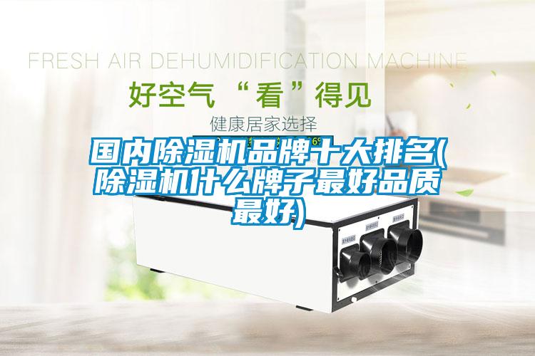 國內除濕機品牌十大排名(除濕機什么牌子最好品質最好)