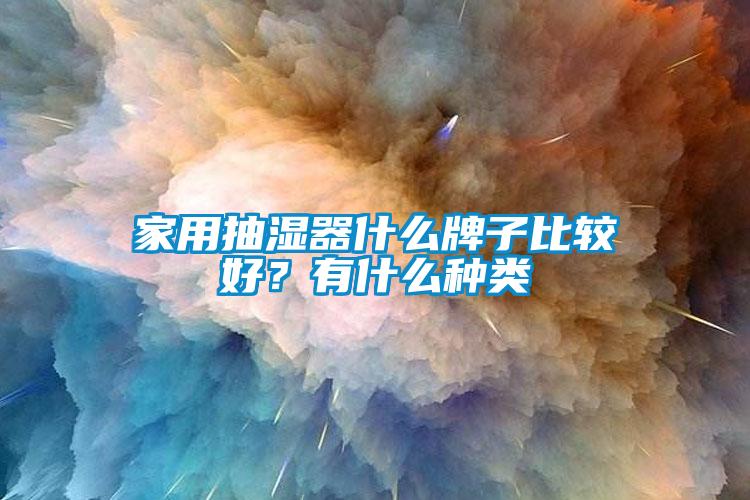 家用抽濕器什么牌子比較好？有什么種類(lèi)