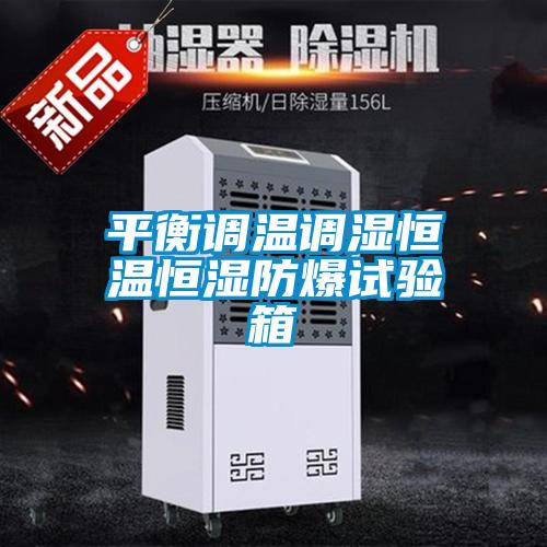平衡調(diào)溫調(diào)濕恒溫恒濕防爆試驗箱