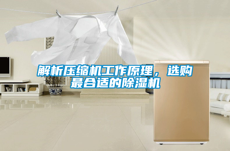 解析壓縮機工作原理，選購最合適的除濕機