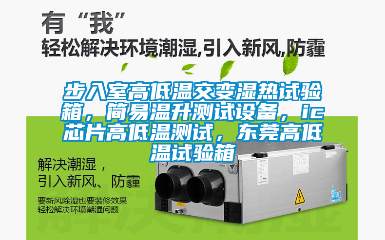 步入室高低溫交變濕熱試驗(yàn)箱，簡易溫升測試設(shè)備，ic芯片高低溫測試，東莞高低溫試驗(yàn)箱