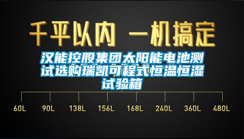漢能控股集團(tuán)太陽(yáng)能電池測(cè)試選購(gòu)瑞凱可程式恒溫恒濕試驗(yàn)箱