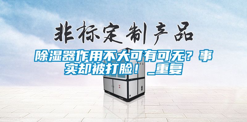 除濕器作用不大可有可無？事實(shí)卻被打臉！_重復(fù)