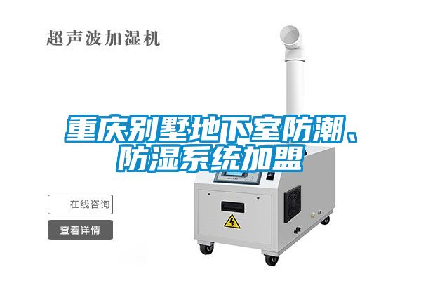重慶別墅地下室防潮、防濕系統(tǒng)加盟
