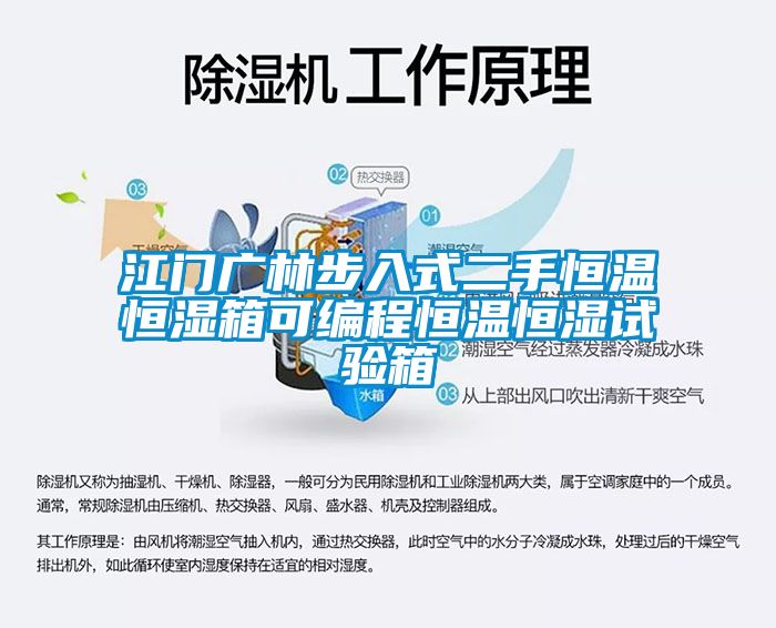 江門(mén)廣林步入式二手恒溫恒濕箱可編程恒溫恒濕試驗(yàn)箱