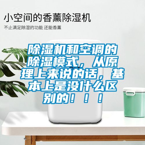 除濕機(jī)和空調(diào)的除濕模式，從原理上來說的話，基本上是沒什么區(qū)別的?。。?/></p>
						    <p style=