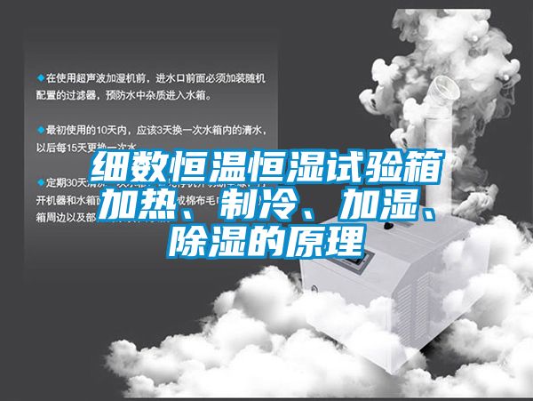 細數(shù)恒溫恒濕試驗箱加熱、制冷、加濕、除濕的原理