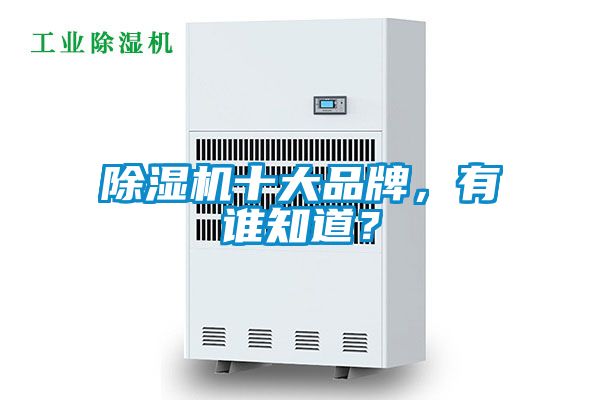 除濕機(jī)十大品牌，有誰知道？