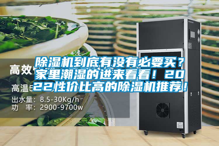除濕機到底有沒有必要買？家里潮濕的進來看看！2022性價比高的除濕機推薦！