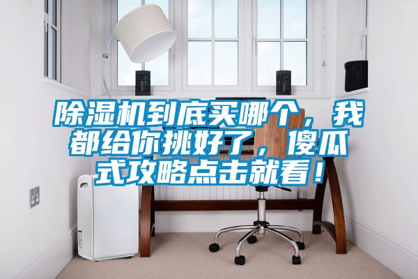 除濕機到底買哪個，我都給你挑好了，傻瓜式攻略點擊就看！