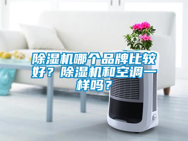 除濕機哪個品牌比較好？除濕機和空調一樣嗎？
