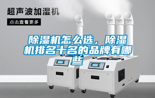 除濕機(jī)怎么選，除濕機(jī)排名十名的品牌有哪些