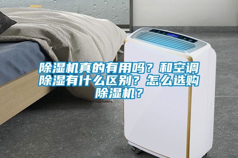 除濕機真的有用嗎？和空調(diào)除濕有什么區(qū)別？怎么選購除濕機？