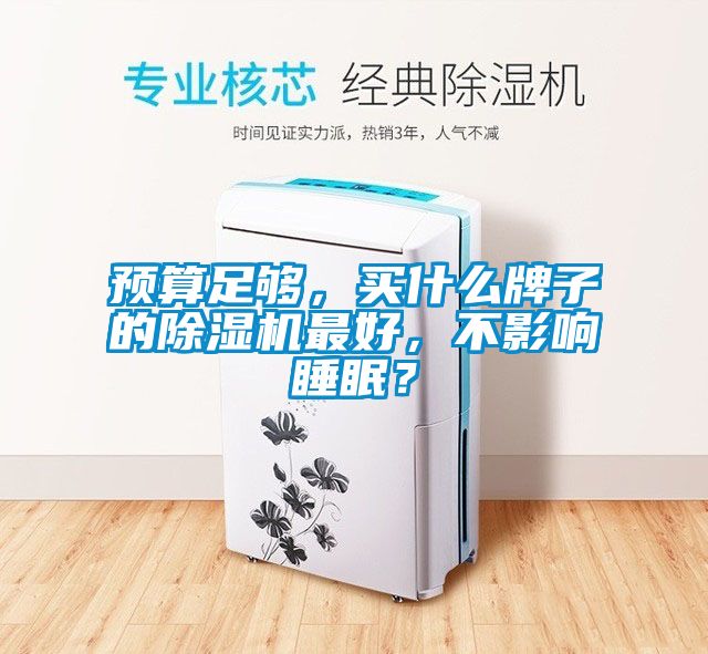 預(yù)算足夠，買什么牌子的除濕機最好，不影響睡眠？