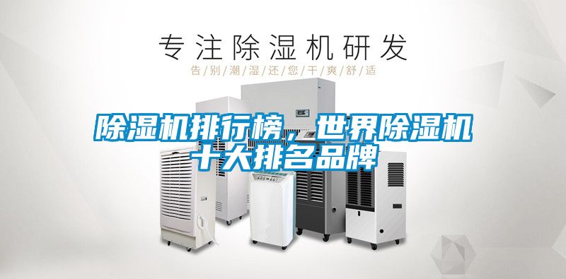 除濕機排行榜，世界除濕機十大排名品牌